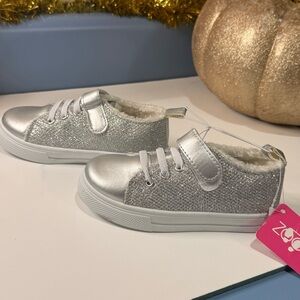 Silver Kids Shoes